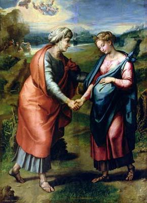 RAFFAELLO Sanzio Visitation